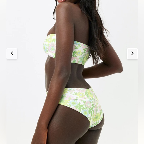 Frankie’s Bikinis Gavin Floral Cheeky Bikini Bottom - Picture 6 of 7